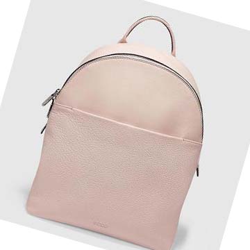 Men's Ecco Textureblock Small Bags Pink | SG 707ILH